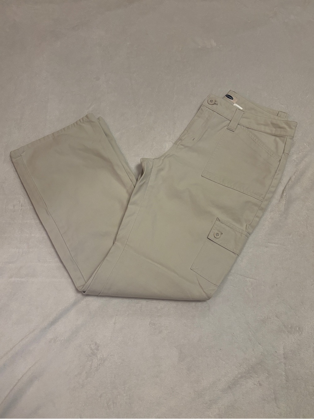 cargo pants size 8 / Old Navy Women's Light Beige Boot Cut Cargo Pants
